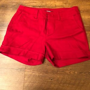 SOLD Red chino shorts size small NWOT